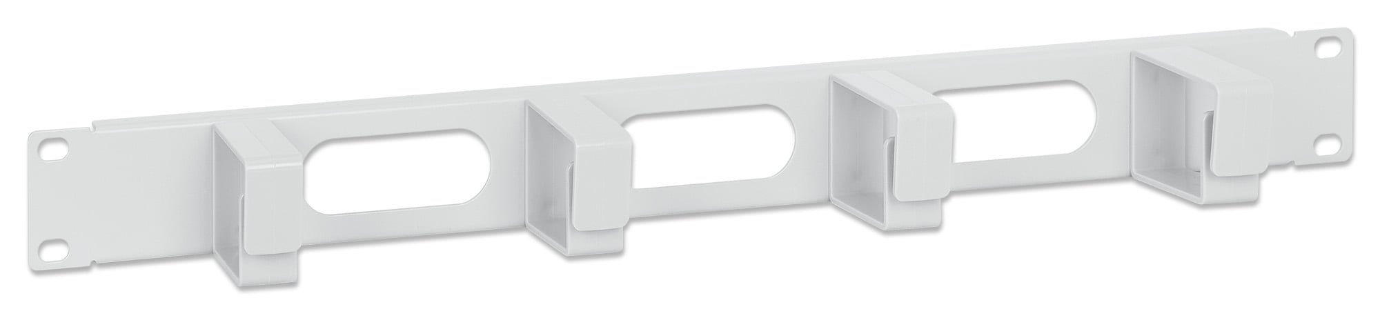 Pannello Passacavi 4 Anelli Corti 3 Fori 1U Grigio - Intellinet I-CASE CABLE-GYP