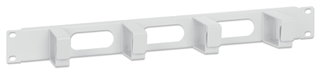 Pannello Passacavi 1U 4 Anelli Corti 3 Fori Grigio - Intellinet I-CASE CABLE-GYP
