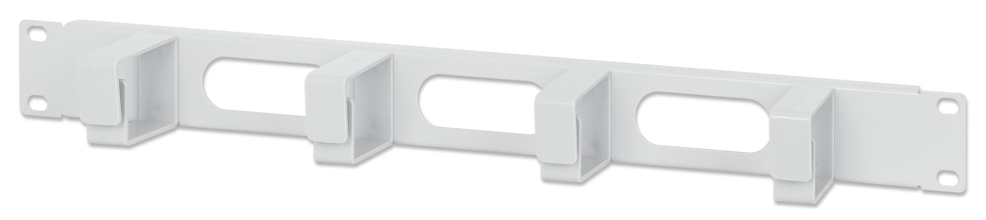 Pannello Passacavi 4 Anelli Corti 3 Fori 1U Grigio - Intellinet I-CASE CABLE-GYP