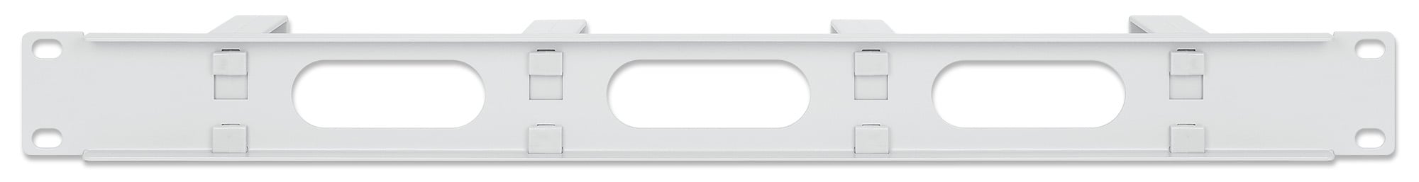 Pannello Passacavi 4 Anelli Corti 3 Fori 1U Grigio - Intellinet I-CASE CABLE-GYP