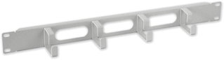 Cable Management Panel 4 Short Rings 3 Holes 1U Gray - Intellinet I-CASE CABLE