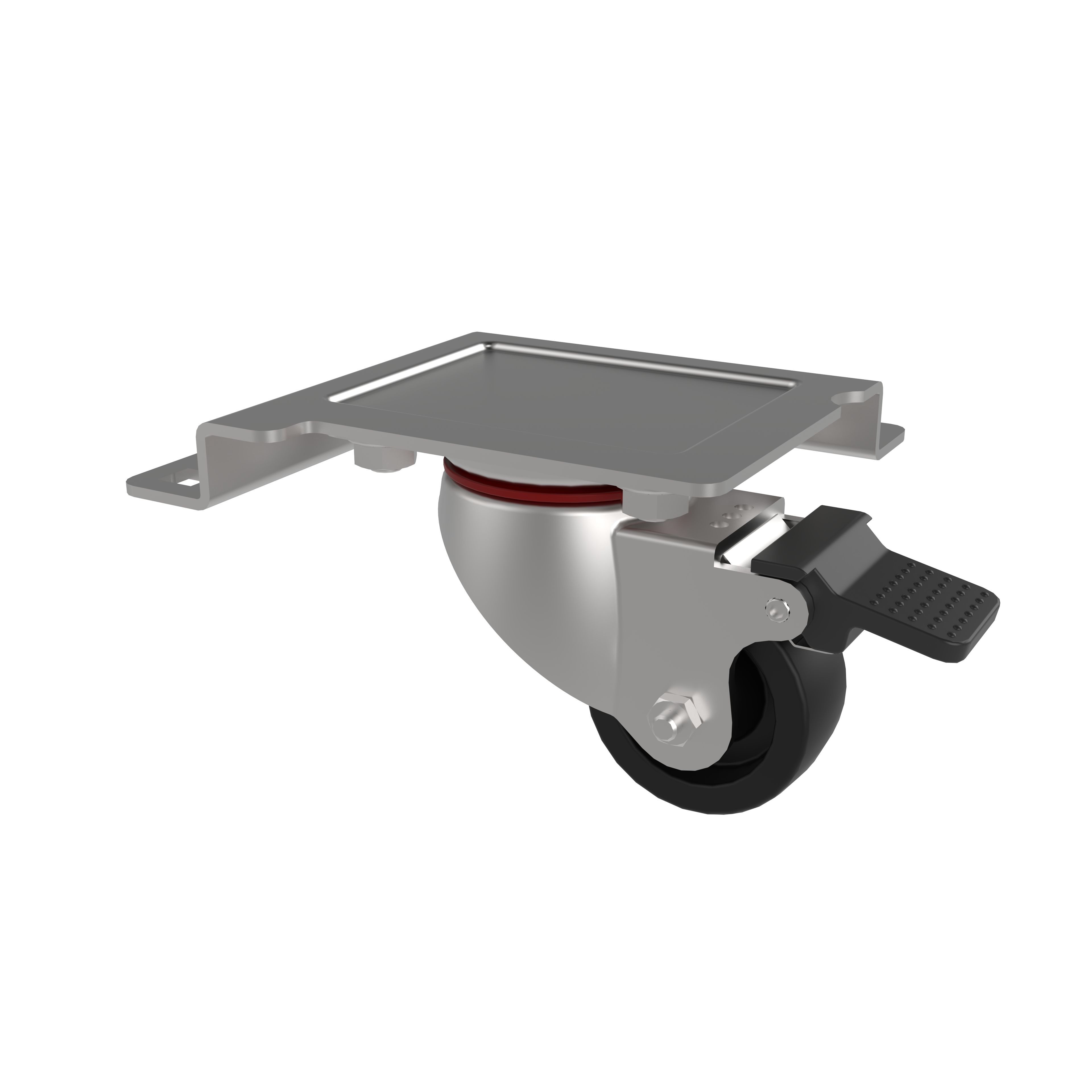 Kit 4 Wheels for Server Cabinets Series EV 4 Fixing Points - Techly Professional I-CASE CASTOR-SR3