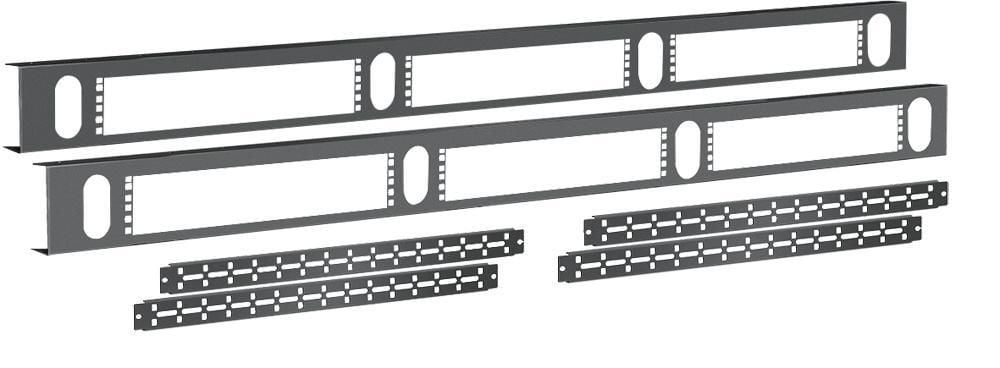 Coppia Canala Discesa Cavi con 6 slot 19'' 42U Grigio - Intellinet I-CASE CNL-61