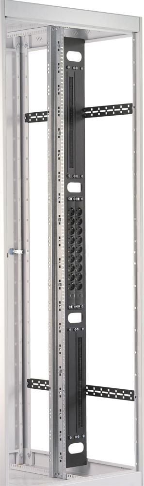Coppia Canala Discesa Cavi con 6 slot 19'' 42U Grigio - Intellinet I-CASE CNL-61