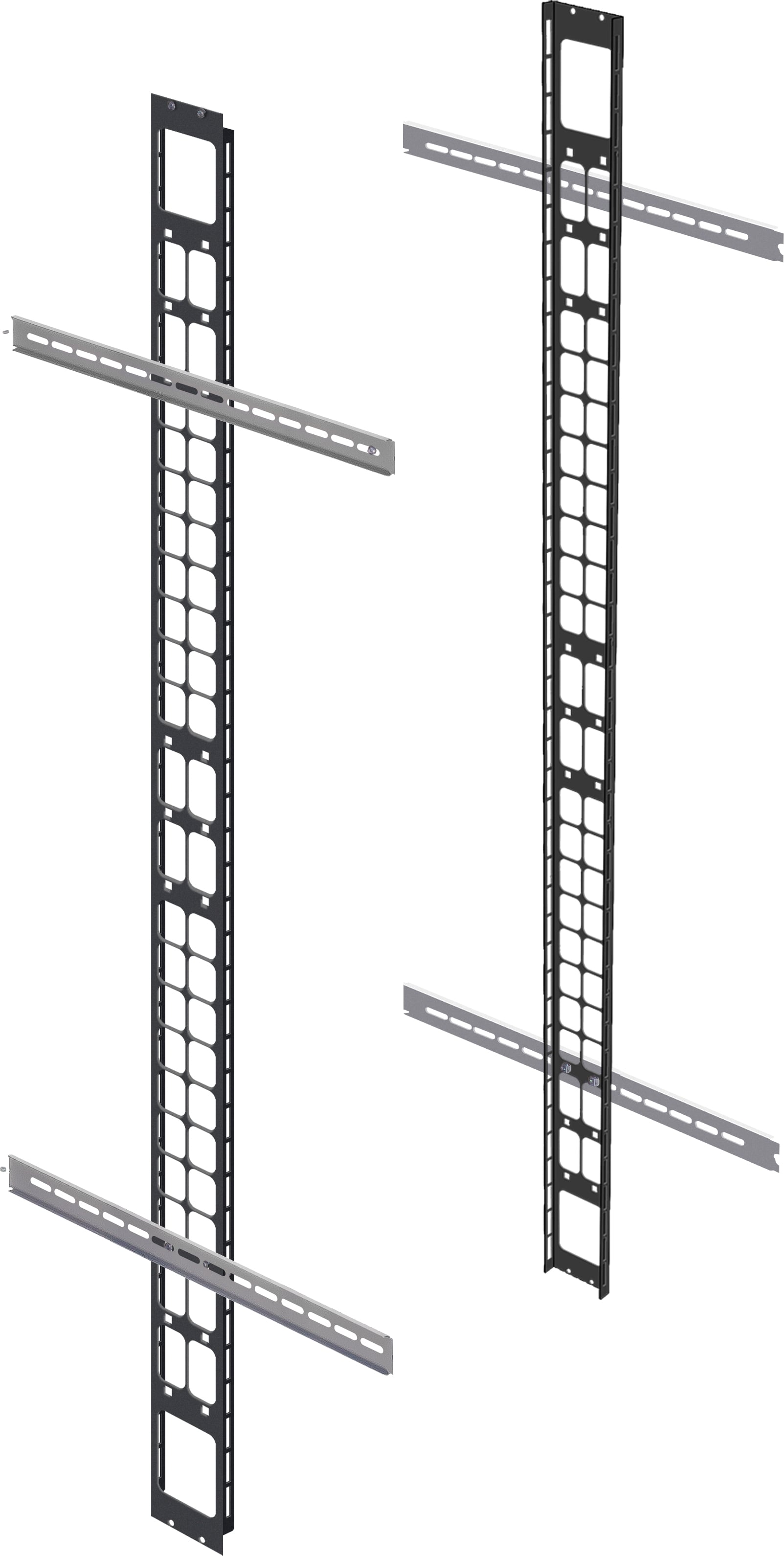 Canala Discesa Cavi per Armadi Rack 19'' Profondi 600 mm Nero - Intellinet I-CASE CNLP-1BK