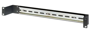 Contenitore Guida DIN 1U per Armadi 19" Nero - Intellinet I-CASE DIN-1BK