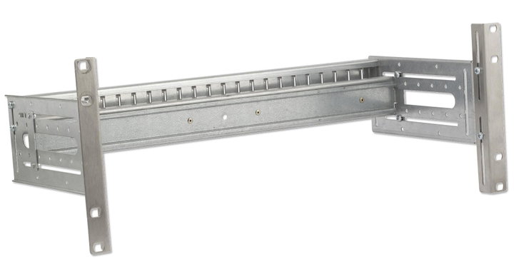 Supporto Guida DIN 4U per Rack 19'' Grigio - I-CASE DIN-4