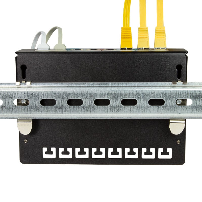 Coppia di Staffe di Montaggio su guida DIN - Logilink I-CASE DIN-CUP