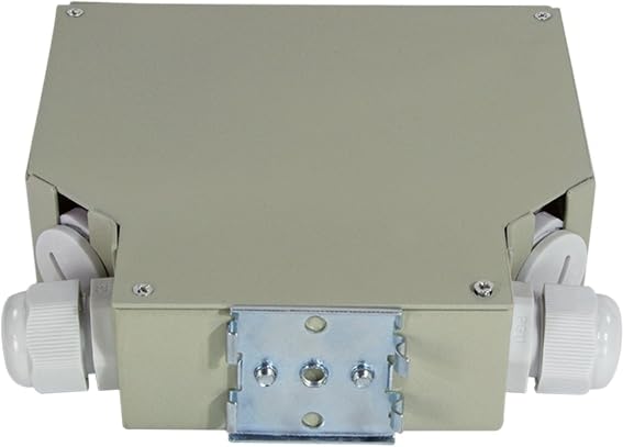Scatola di Giunzione per Guida DIN per Connettori in Fibra Ottica LC o SC - Logilink I-CASE DIN-SPLICES