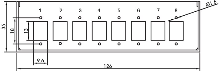 Scatola di Giunzione per Guida DIN per Connettori in Fibra Ottica LC o SC - Logilink I-CASE DIN-SPLICES