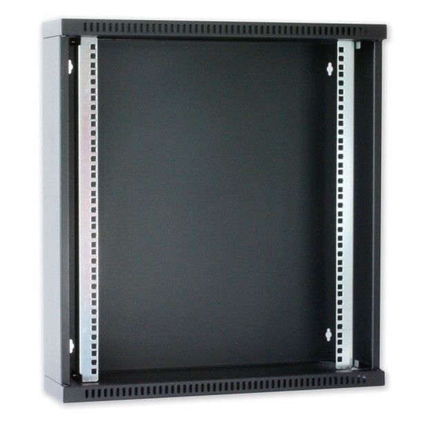 Armadio Rack 19" Flat a muro 6U prof. 15 cm sezione unica Nero - Techly Professional I-CASE EC-0615BK