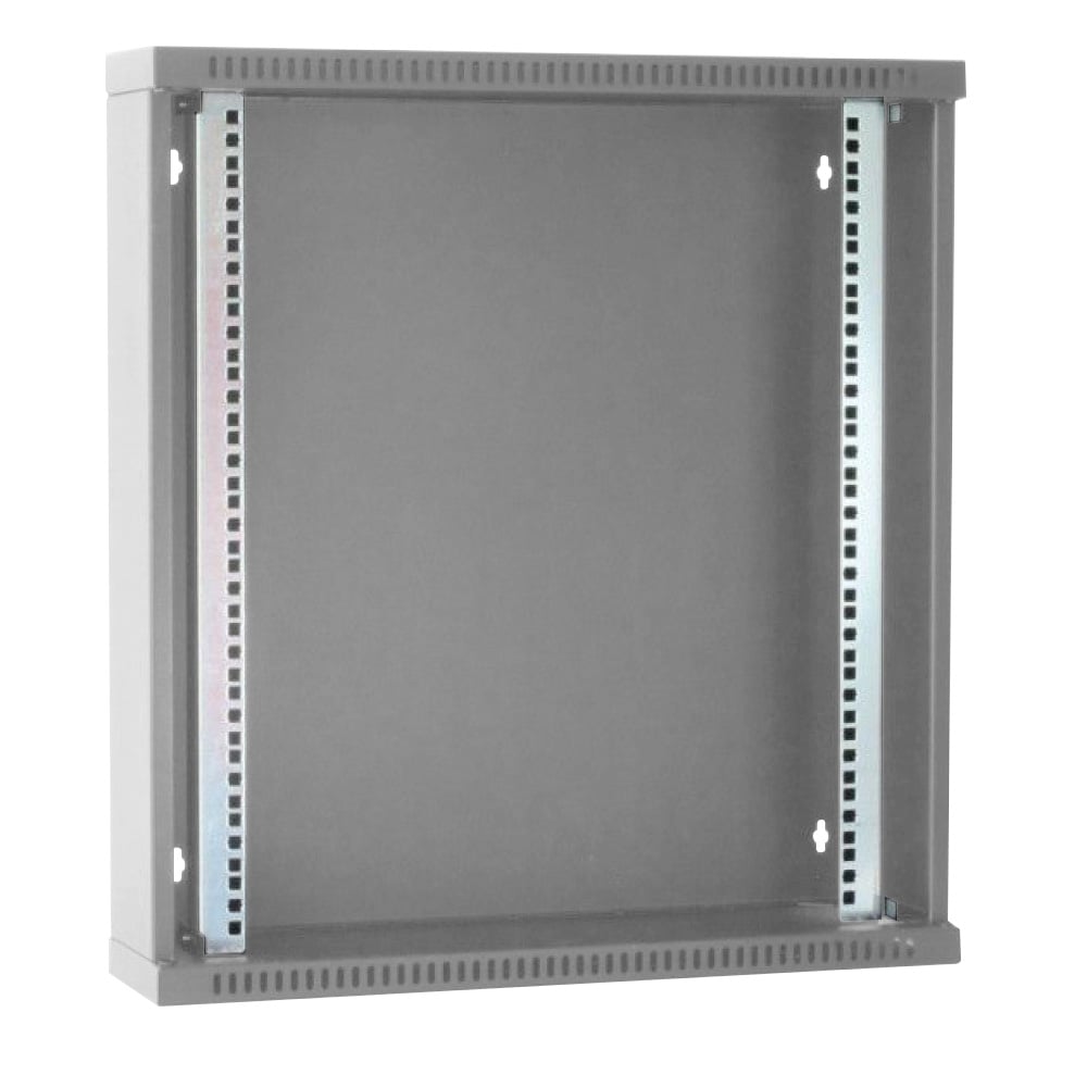 Armadio Rack 19'' Flat a muro p.30cm 6 unità sezione unica Grigio - Techly Professional I-CASE EC-0630G