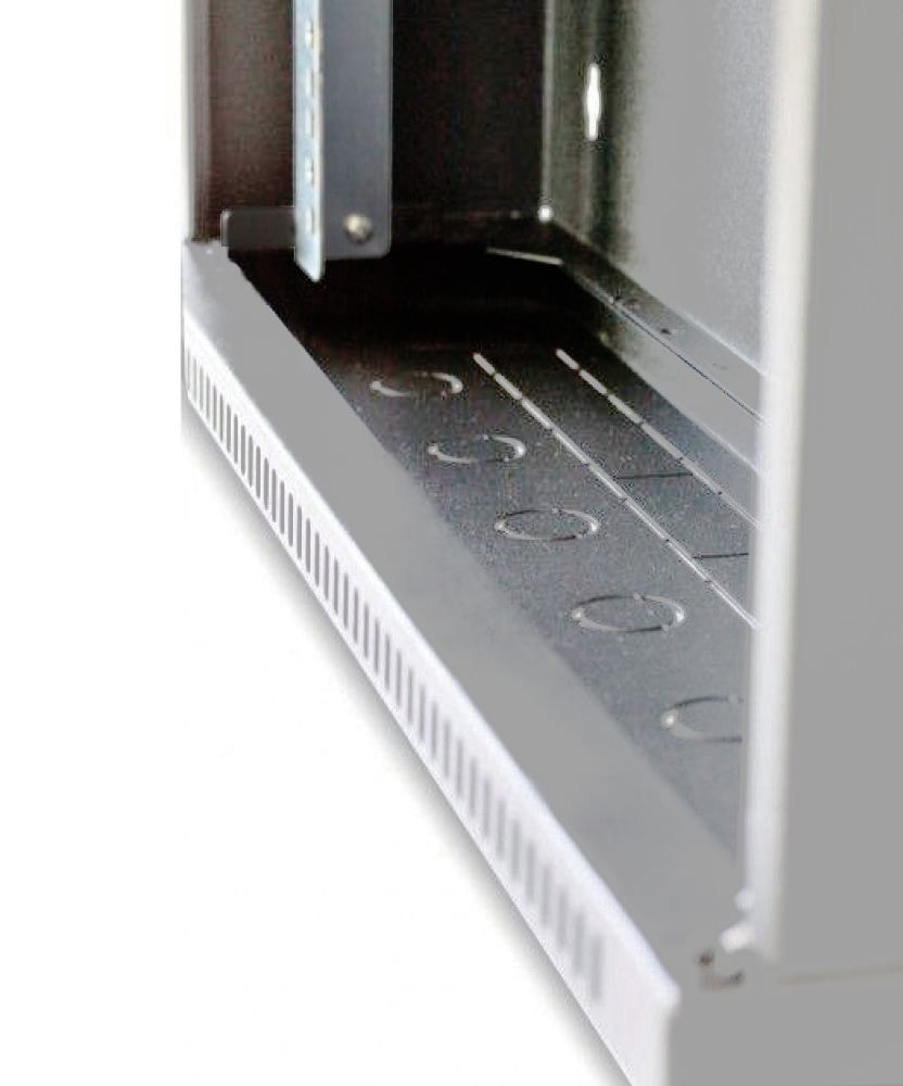 Armadio Rack 19'' Flat a muro p.30cm 6 unità sezione unica Grigio - Techly Professional I-CASE EC-0630G