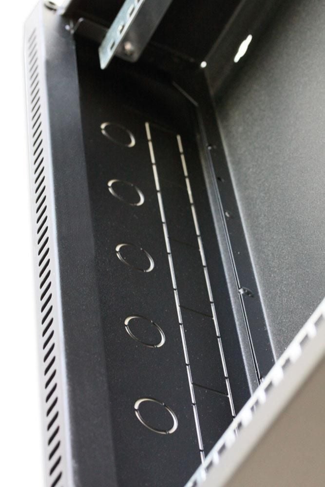 Armadio Rack 19'' Flat a muro p.30cm 12 unità sezione unica Nero - Techly Professional I-CASE EC-1230BK
