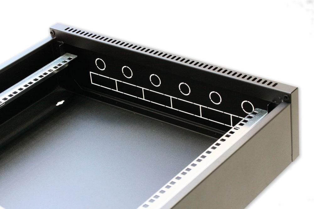 Armadio Rack 19'' Flat a muro p.30cm 12 unità sezione unica Grigio - Techly Professional I-CASE EC-1230G
