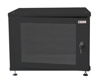 Armadio Rack 19" 8U P600mm per Accumulatori Fotovoltaico Nero - Techly Professional I-CASE EE-2008BK6