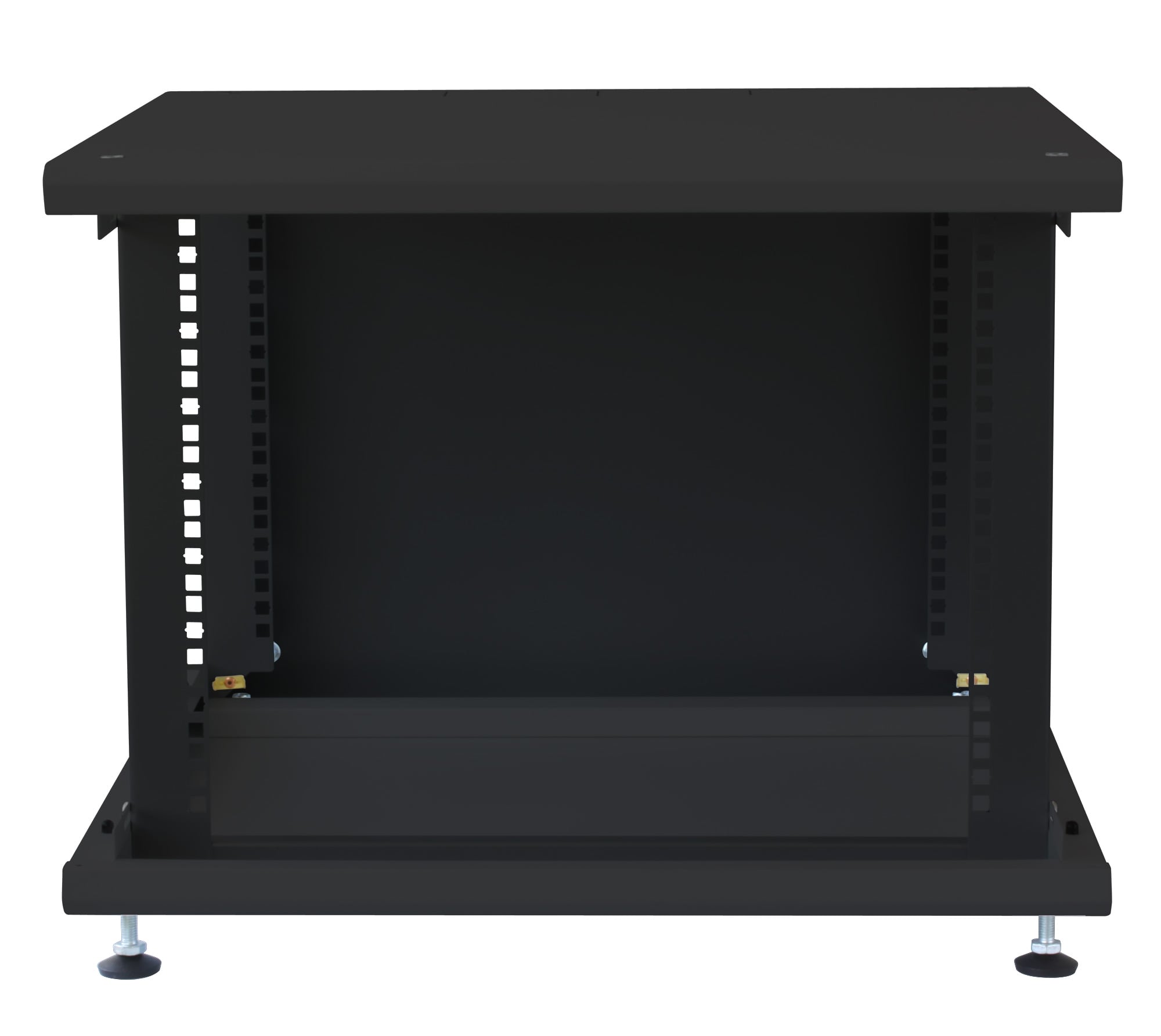 Rack Cabinet 19" 8U P600mm for Photovoltaic Battery Storage Black - Techly Professional I-CASE EE-2008BK6