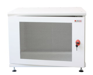Armadio Rack 19" 8U P600mm per Accumulatori Fotovoltaico Bianco - Techly Professional I-CASE EE-2008WH6