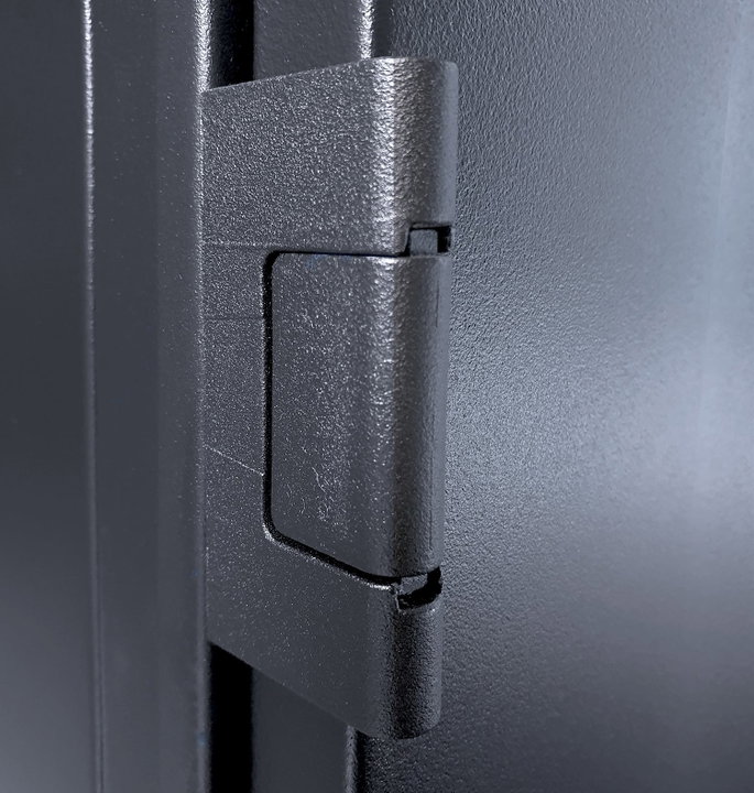 Armadio Rack 19" 600x600 20U per Batterie Fotovoltaico Nero - Techly Professional I-CASE EE-6620B