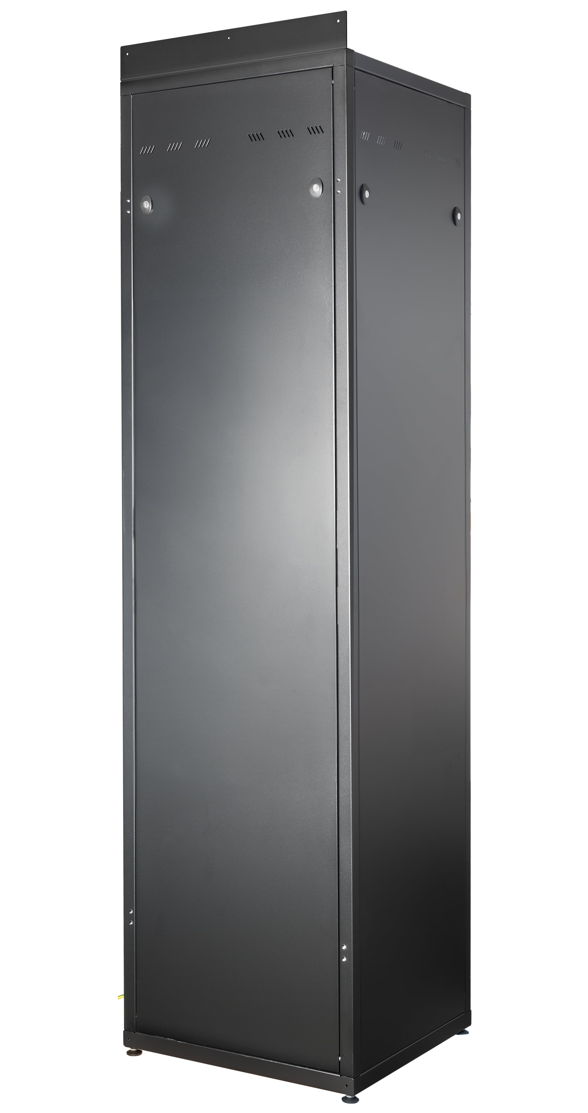 Armadio Rack 19'' 600x600 47U per Batterie Fotovoltaico Nero - Techly Professional I-CASE EE-6647B