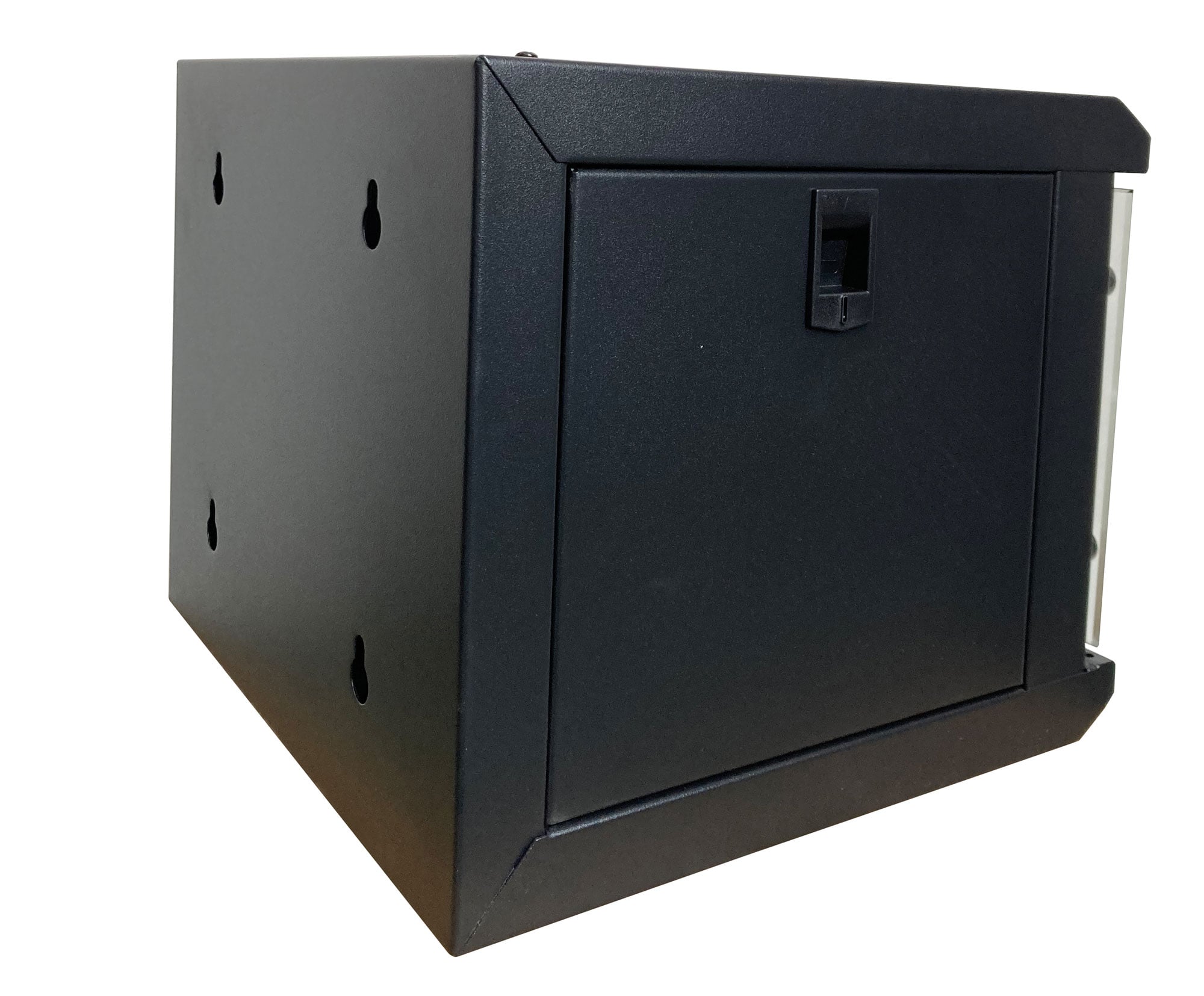 10" wall-mount rack enclosure 4U removable panels black - Techly Professional I-CASE EM-1004BKEC