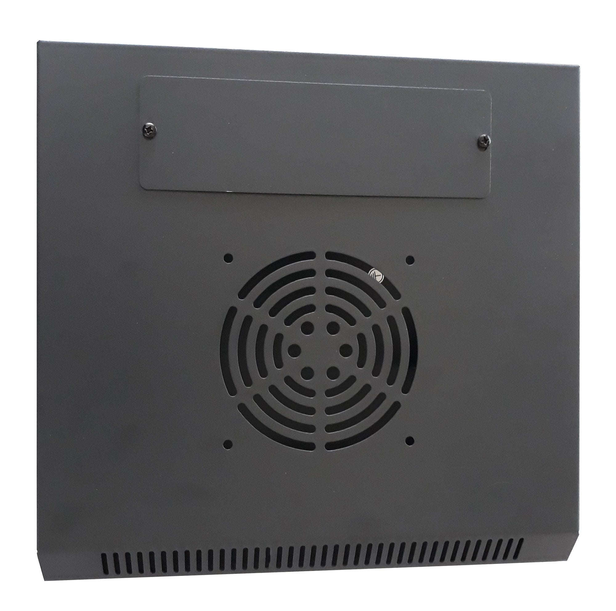 10" wall-mounted rack enclosure 6U removable panels black - Techly Professional I-CASE EM-1006BKEC