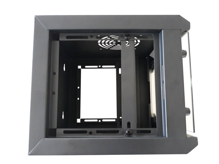 Armadio Rack 10" a Muro 6 Unità Pannelli Asportabili Nero - Techly Professional I-CASE EM-1006BKEC