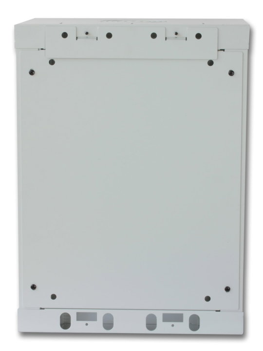 Wall Mount Rack Enclosure 10" 6 unità with removable panels Grey depth 300 mm - Techly Professional I-CASE EM-1006GPTY