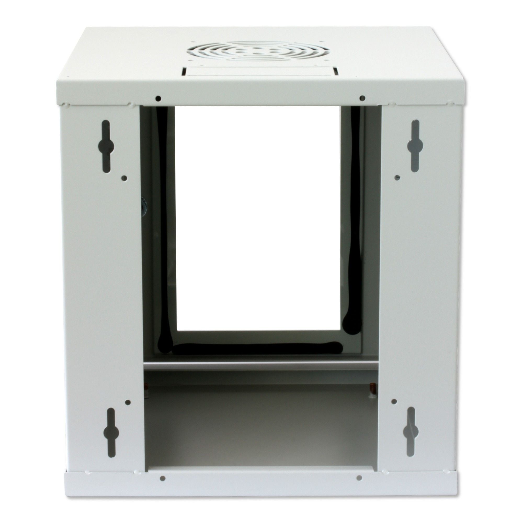 Armadio Rack 10'' a muro 6 unità Grigio - Techly Professional I-CASE EM-1006GTY