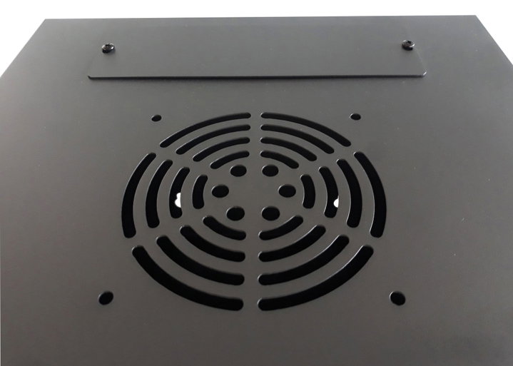 Wall Mount Rack Enclosure 10" 9 Unità Removable Panels Black - Techly Professional I-CASE EM-1009BKEC