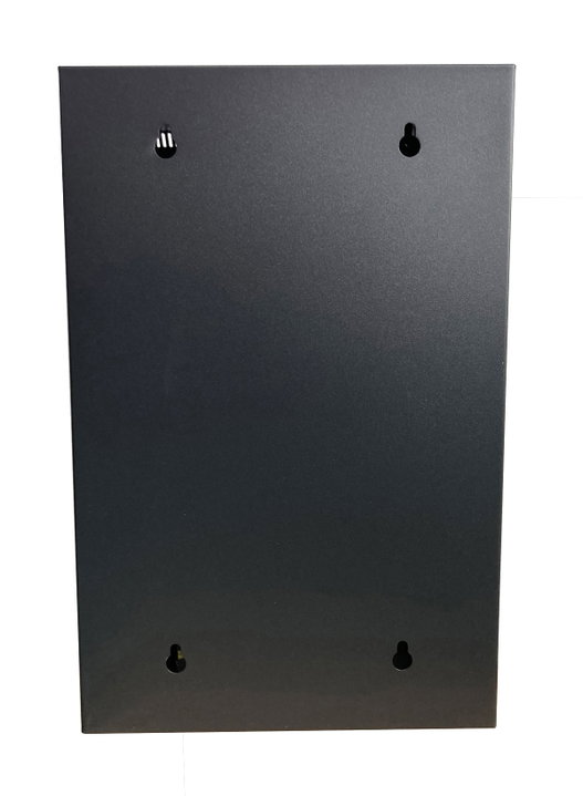 Wall Mount Rack Enclosure 10" 9 Unità Removable Panels Black - Techly Professional I-CASE EM-1009BKEC