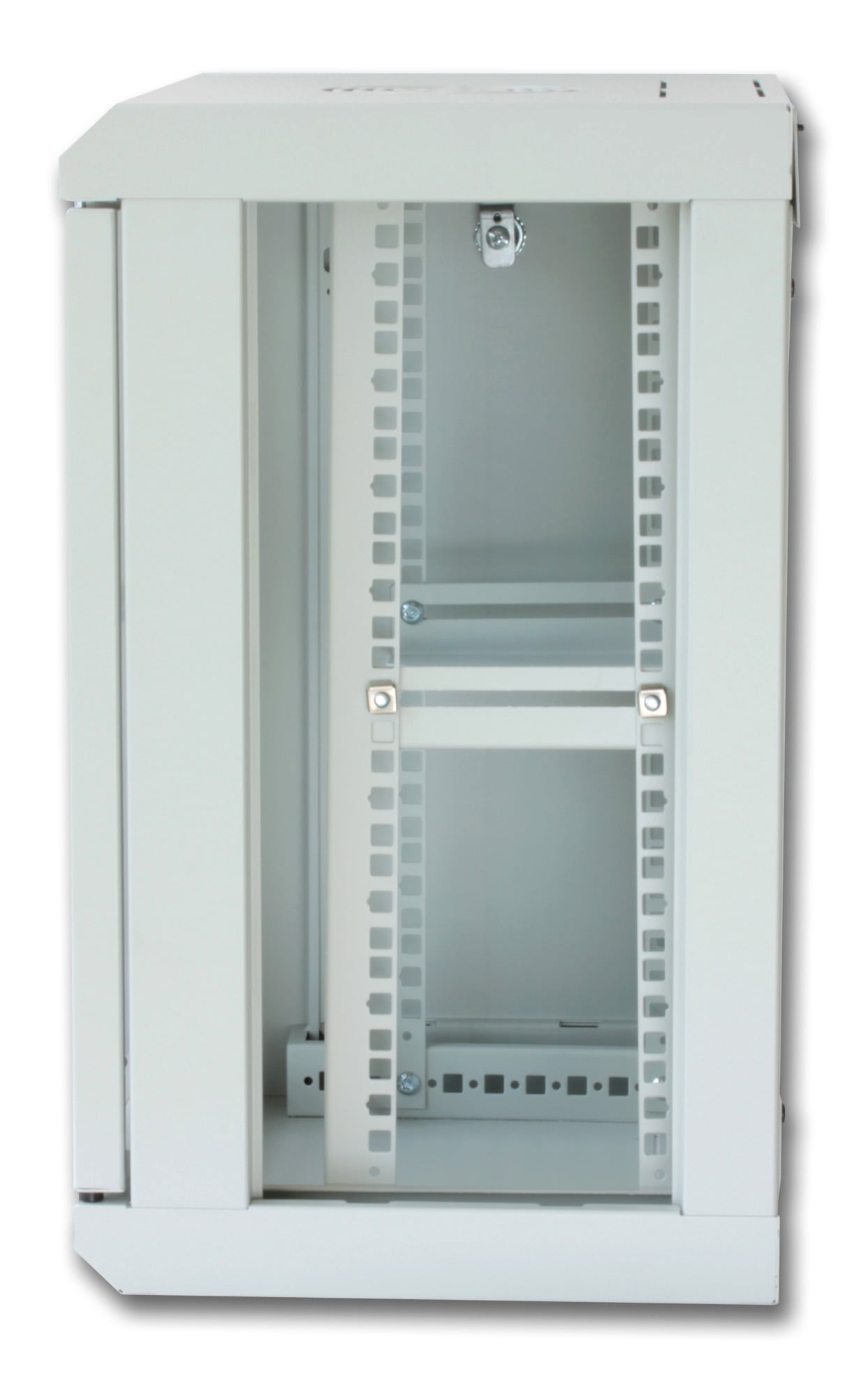 Wall-mounted 10" Rack Cabinet 9 units with removable panels Gray depth 300 mm - Techly Professional I-CASE EM-1009GPTY