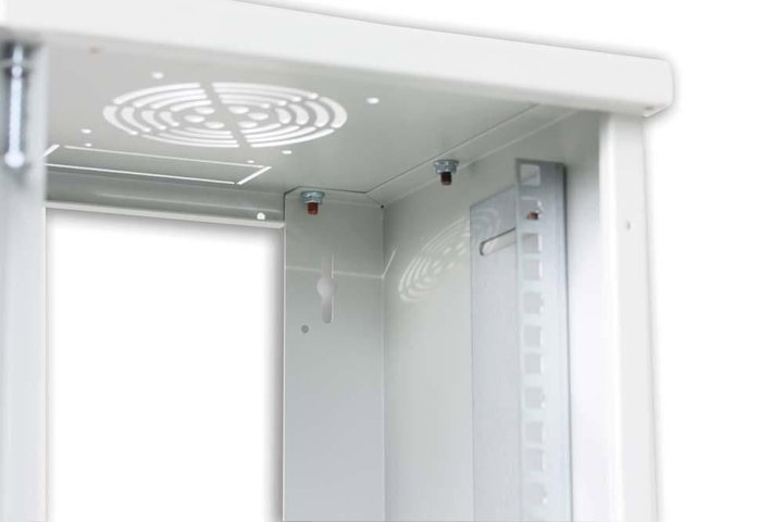 Rack Cabinet 10" Wall-Mount 9U Gray depth 300 mm - Techly Professional I-CASE EM-1009GTY