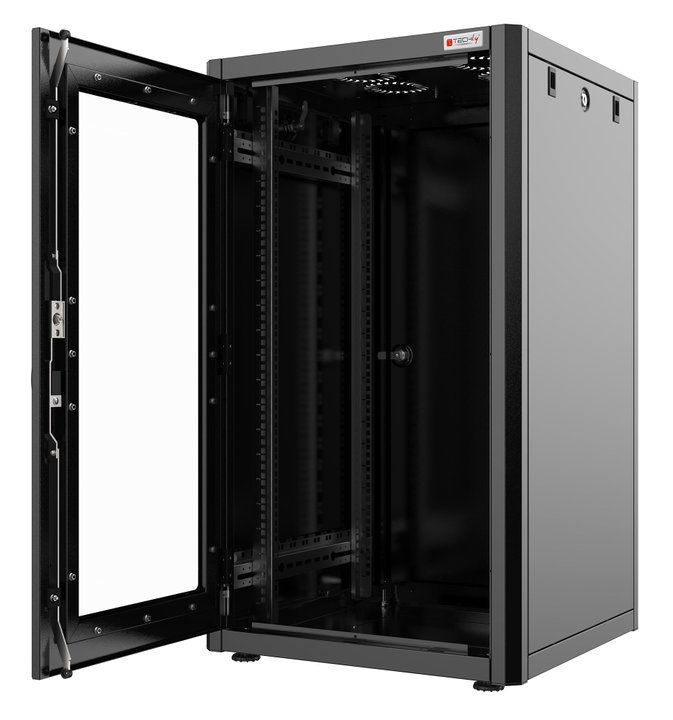 Armadio Rack 19" 800x800 42 Unità Nero Serie Easynet - Techly Professional I-CASE EN-4288B