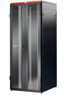 Rack Cabinet NextGen 19" 800x800 42U Double Vented Door Black - Intellinet I-CASE EPPX-428BKV2