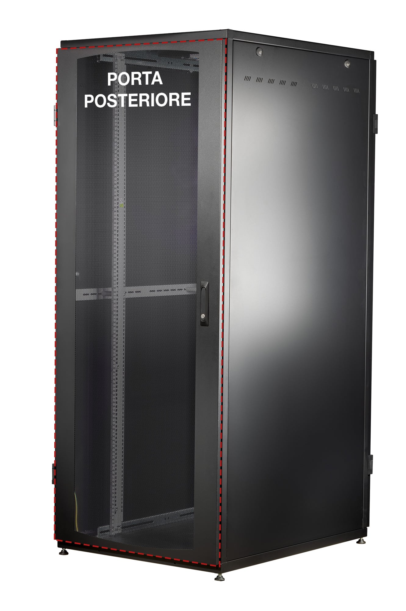 Armadio Server Rack NextGen 1000 19'' 800x1000 47U Nero Porta Grigliata - Intellinet I-CASE EPPX-4710VTBK