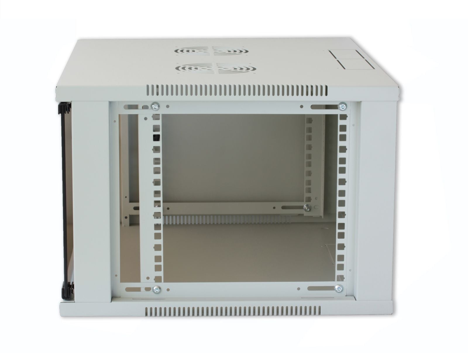 Armadio Rack 19'' a Muro 9U prof. 600 Grigio Assemblato - Techly Professional I-CASE ER-1009G60