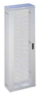 ETSI Cabinet 21" 47 Units Depth 600 Perforated Doors Grey - Techly Professional I-CASE ETSI-4760GG