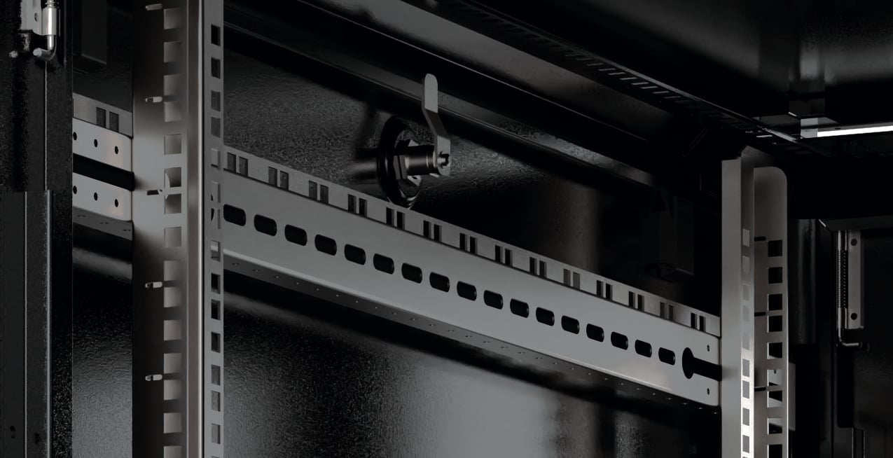 Armadio Server Rack 19'' 600x1000 16 Unità Nero serie Evolution - Techly Professional I-CASE EV-1661BK