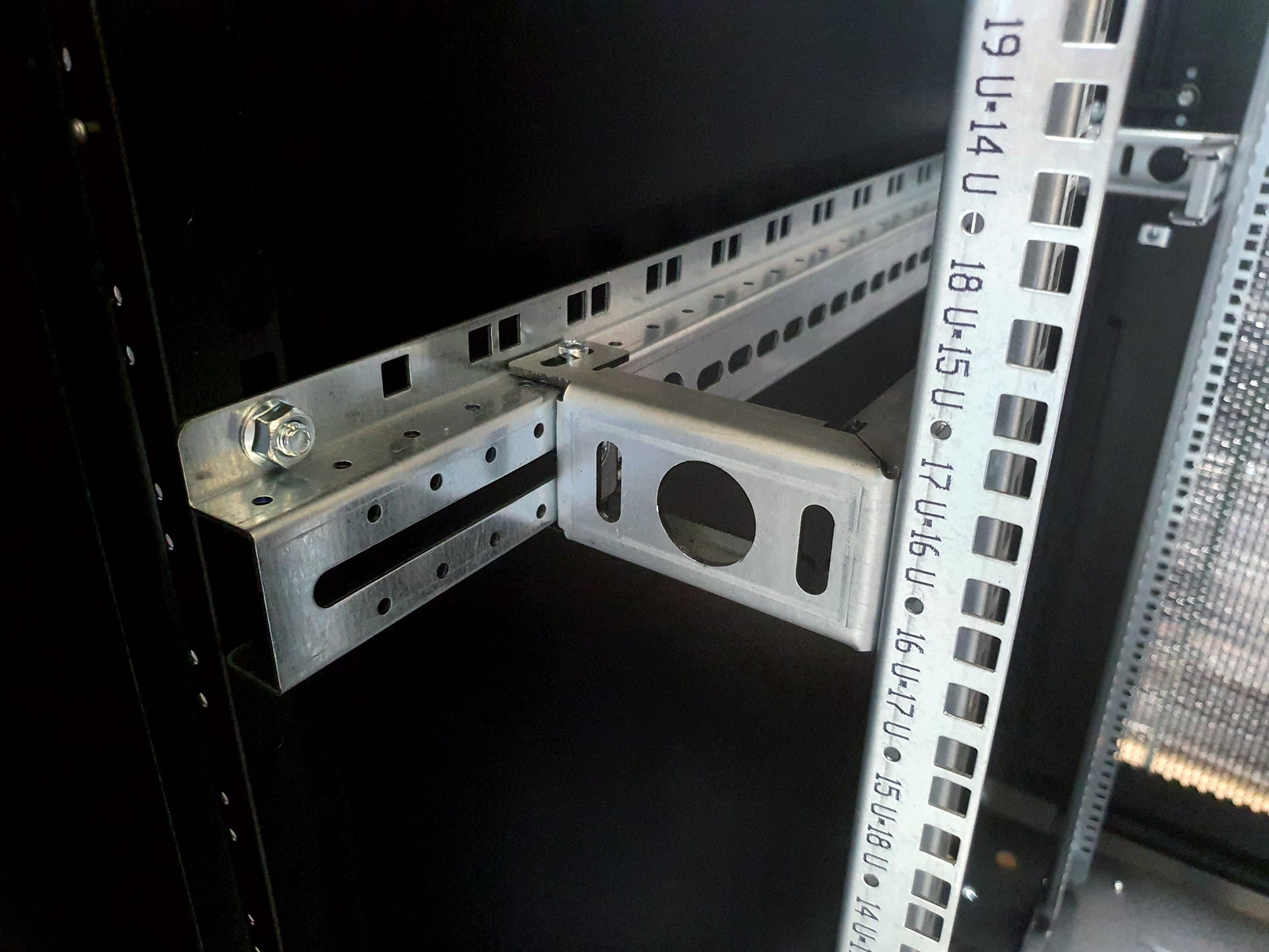 Armadio Server Rack 19'' 800x1000 42U Nero Porta Grigliata serie Evolution Ventilato - Techly Professional I-CASE EV-4281VBF