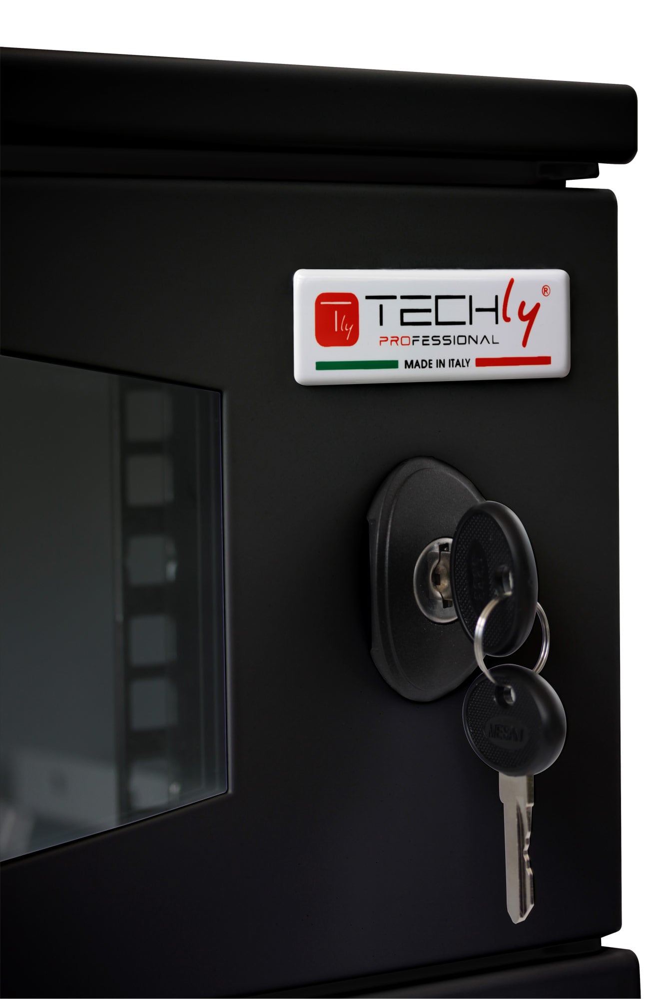 Armadio Rack 19'' a Muro 3U prof. 320 Nero Assemblato - Techly Professional I-CASE EW-2003KB5
