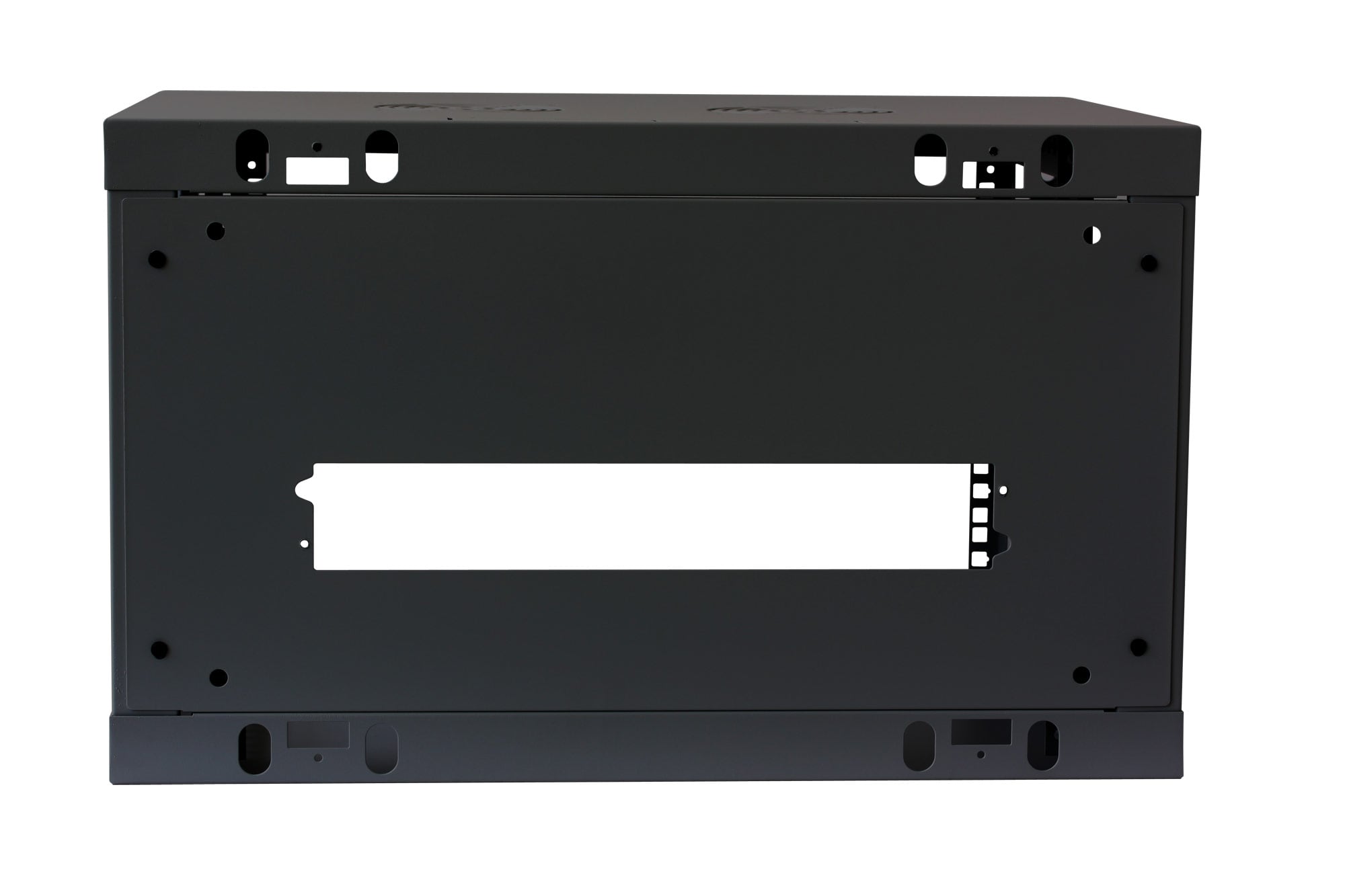 Armadio Rack 19'' a muro 6 unità sezione unica prof. 450mm Nero - Intellinet I-CASE EW-2006BKL