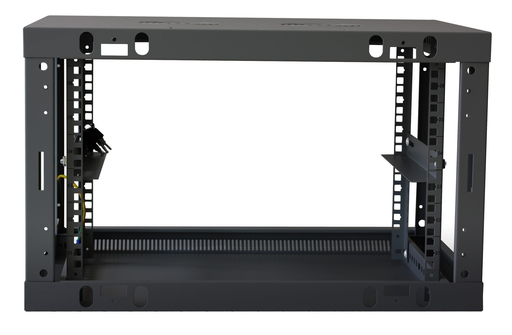 Armadio Rack 19'' a muro 9 unità sezione unica prof. 450 Nero - Intellinet I-CASE EW-2009BKL