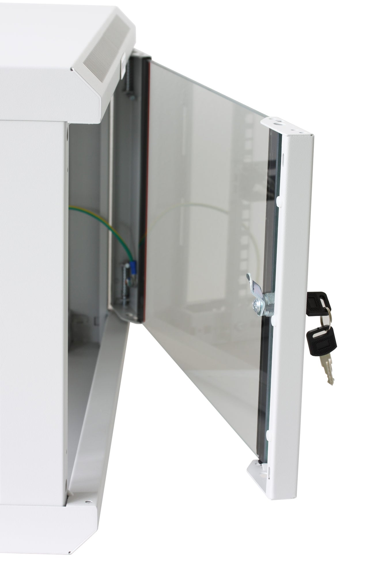 Armadio Rack 19'' a muro 9 unità sezione unica prof. 450 Grigio - Intellinet I-CASE EW-2009GL