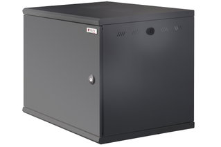 Armadio Rack 19" a Muro 10U P 600mm Porta Cieca Nero - Techly Professional I-CASE EW-2010BK6C