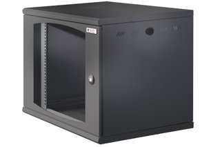 Armadio Rack 19" a Muro 10U P 600mm Porta Grigliata Nero - Techly Professional I-CASE EW-2010BK6V