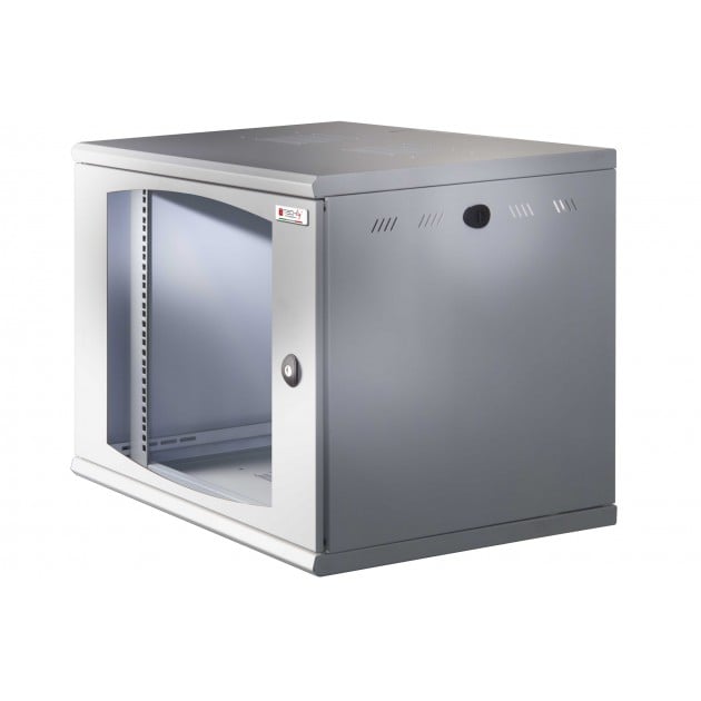 Armadio Rack 19'' a muro 13 unità sezione unica prof. 500mm Nero - Techly Professional I-CASE EW-2012BK5