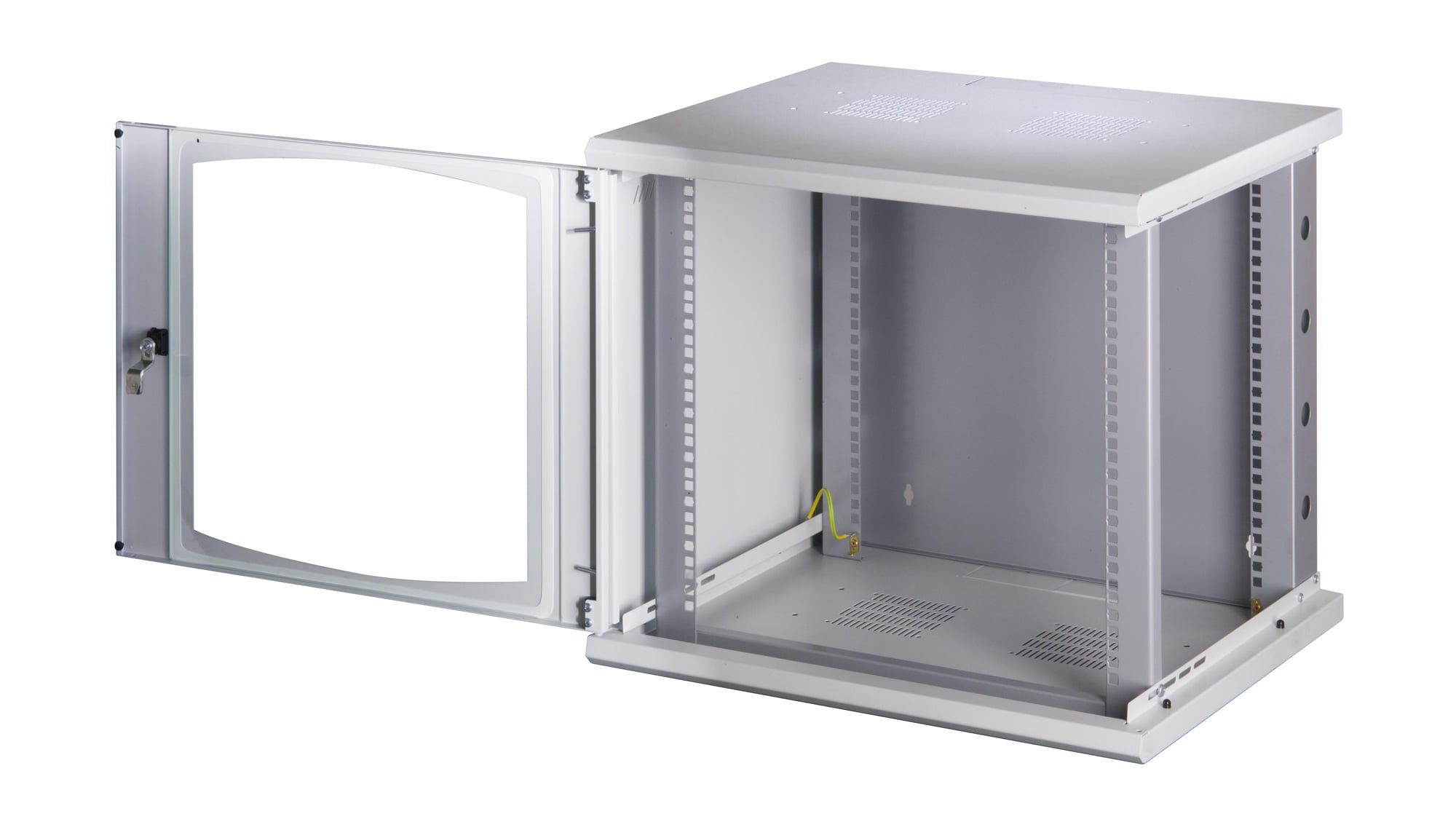 Armadio Rack 19'' a muro 13 unità sezione unica prof. 500mm Grigio - Techly Professional I-CASE EW-2012G5