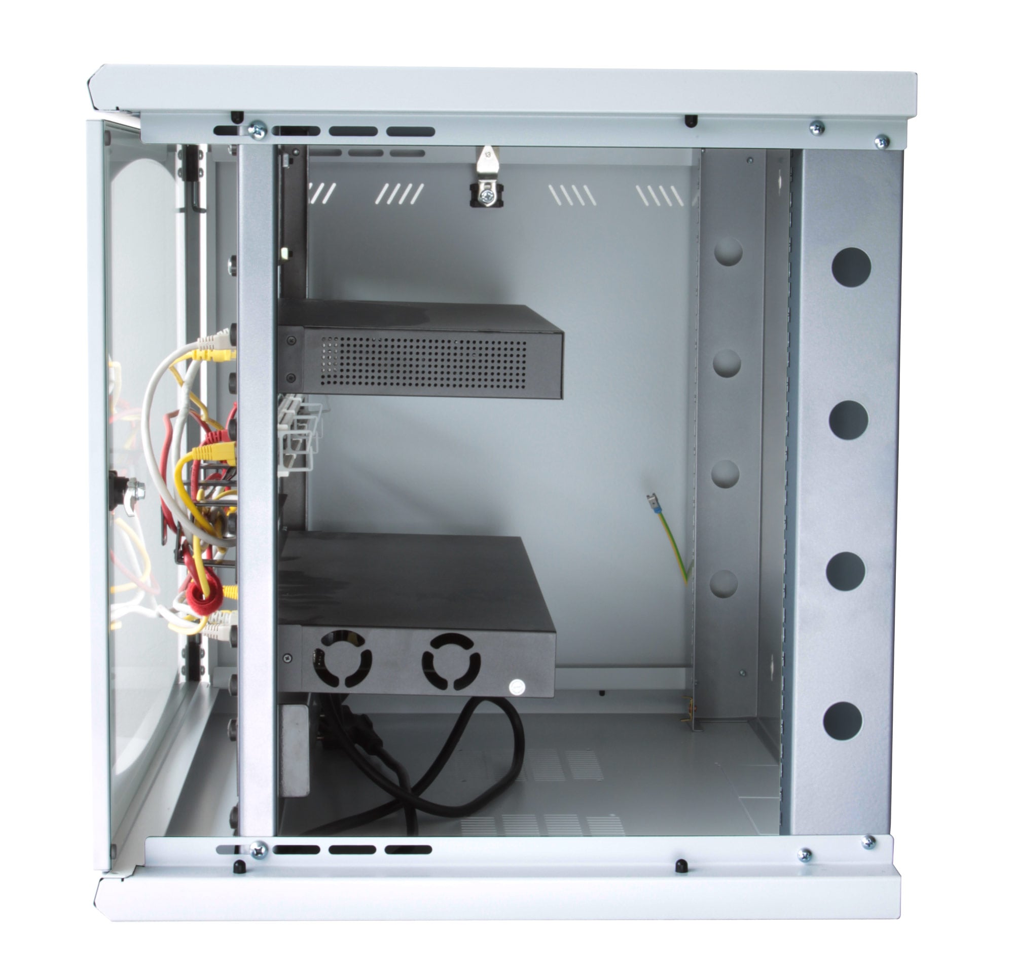 Armadio Rack 19'' a muro 16 unità sezione unica prof. 500mm Nero - Techly Professional I-CASE EW-2015BK5