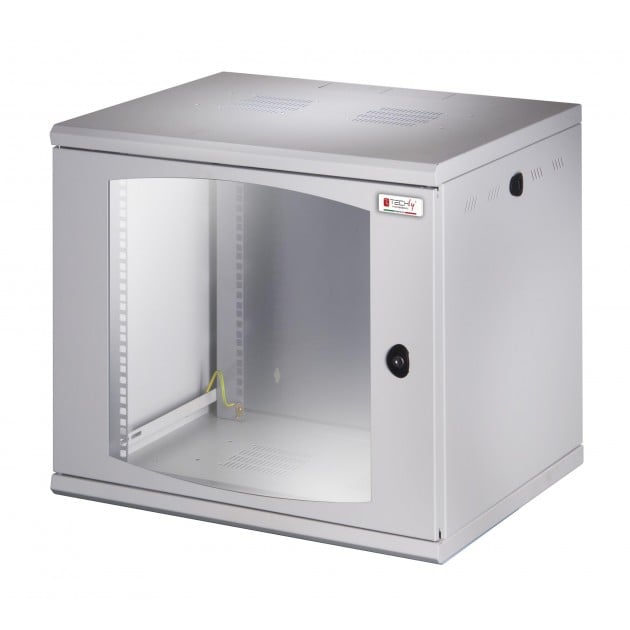 Armadio Rack 19'' a muro 16 unità sezione unica prof. 500mm Nero - Techly Professional I-CASE EW-2015BK5